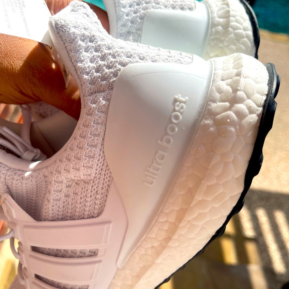 Adidas Prime Blue Ultra Boost Men’s 10.5 White with tag no box